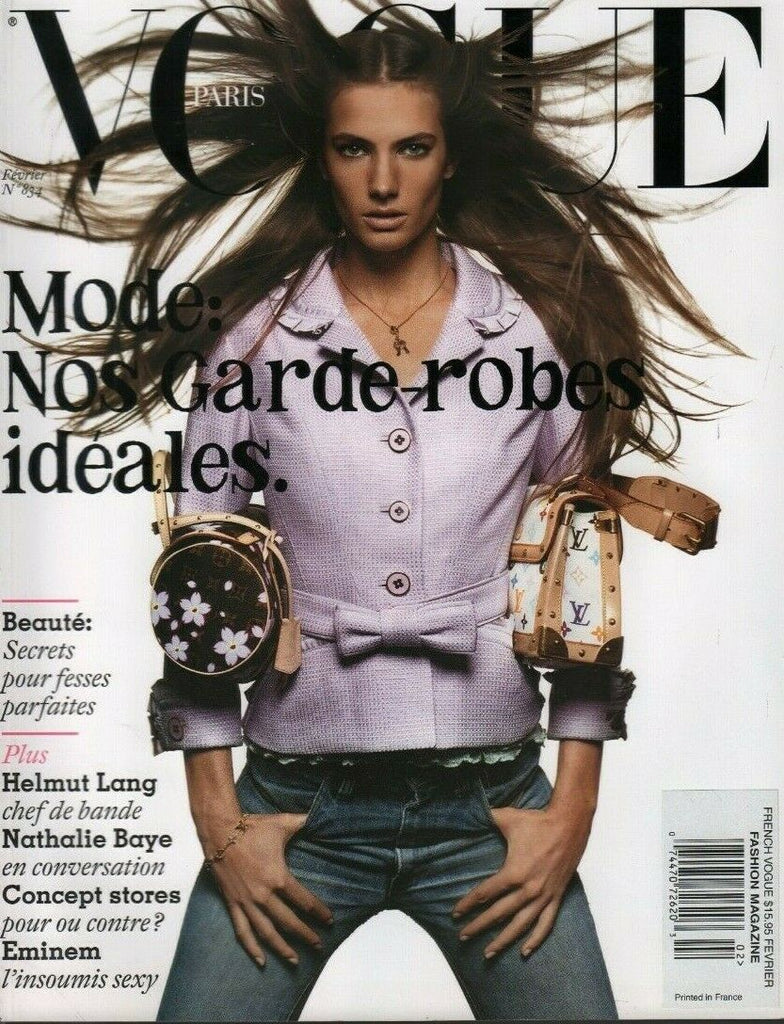 Vogue Paris February 2003 Eminem Nathalie Baye Helmut Lang 070519DBE