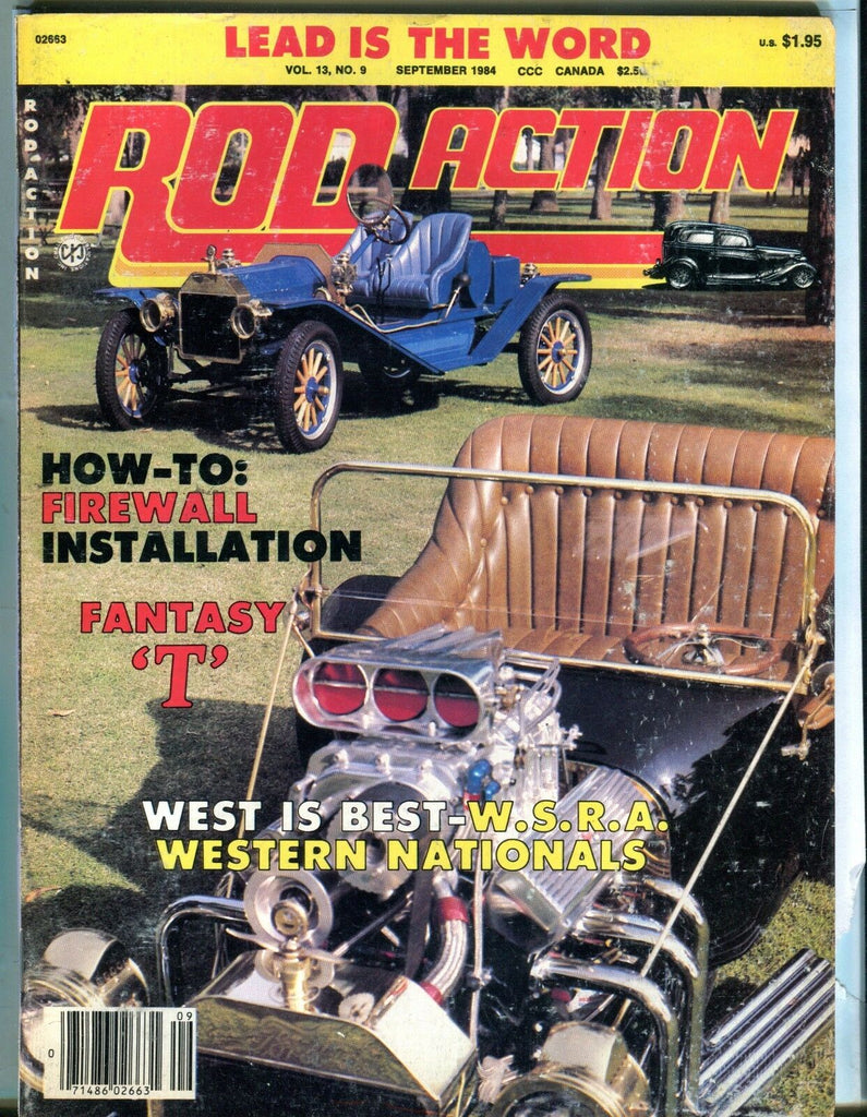 Rod Action Magazine September 1984 Fantasy 'T' EX No ML 040517nonjhe