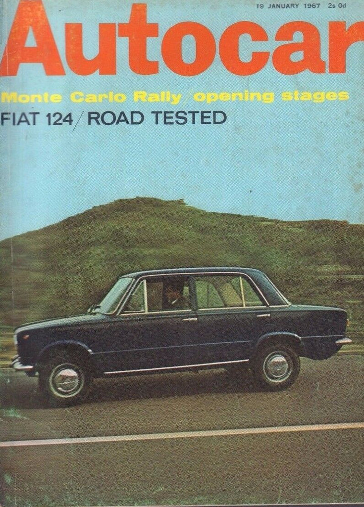 Autocar January 1967 Fiat 124 Road Test 032817nonDBE