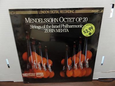Mendelssohn Octet OP.20 Imported From Europe 33rpm 081616DBE