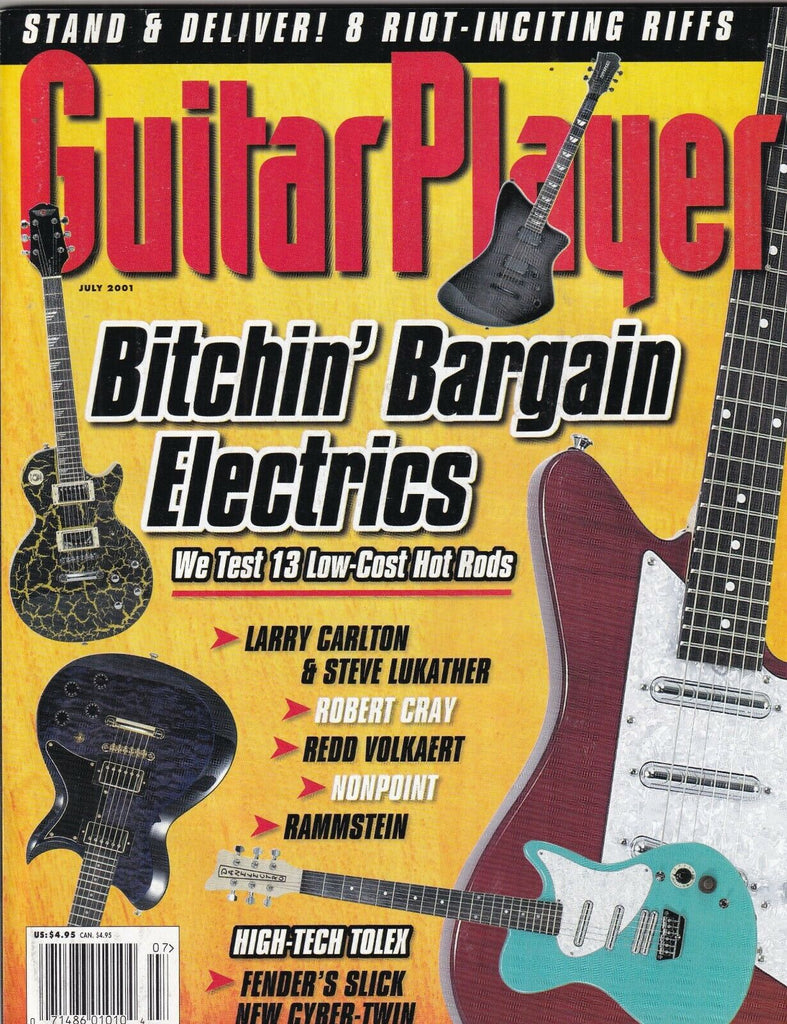 Guitar Player Magazine Larry Carlton & Steve Lukather July 2001 100219nonr