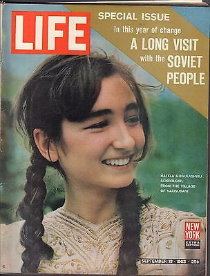 Life Magazine September 13 1963 Birthday Natela Gugulashvili VG 051816DBE2