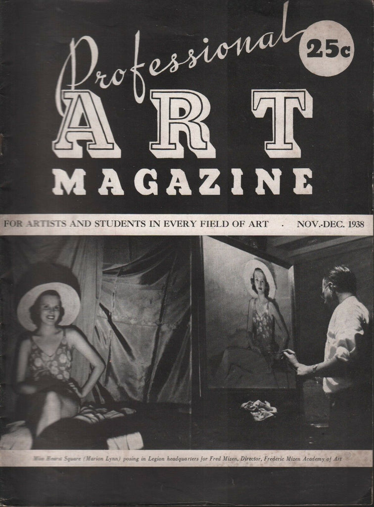 Professional ART Magazine Nov-Dec 1939 Marion Lynn Fred Mizen 111418AME