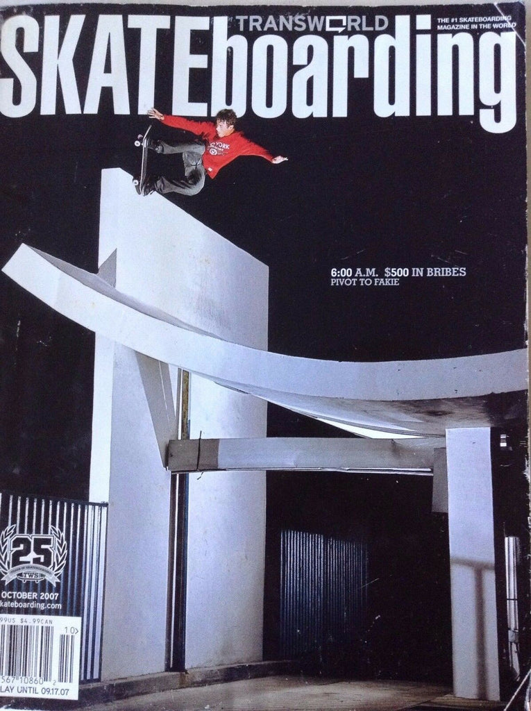 Skateboarding Magazine Pivot To Fake october 2007 091117nonrh