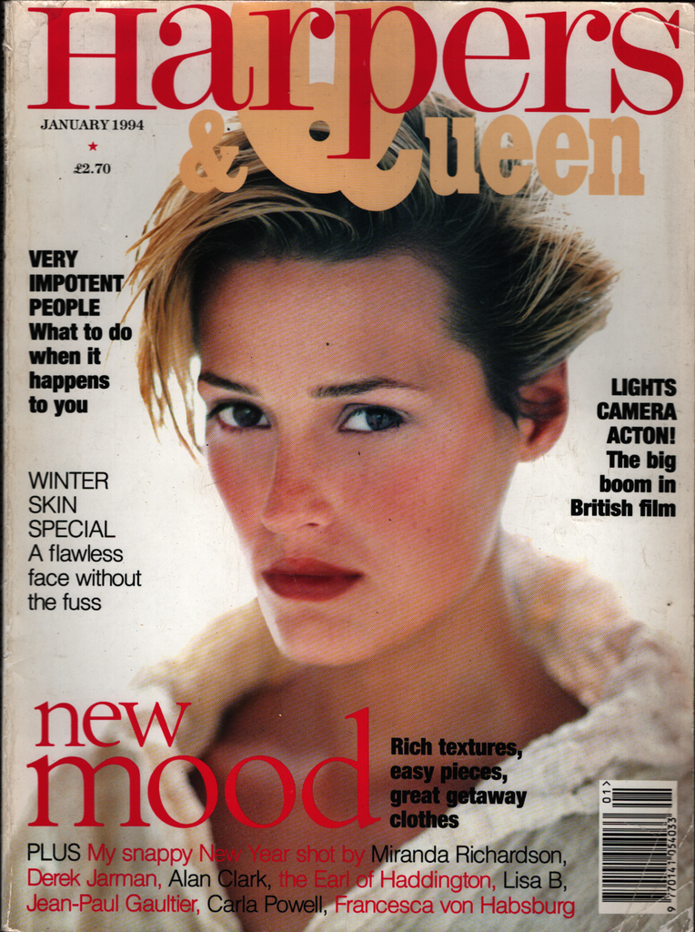 Harpers & Queen Fashion January 1994 Miranda Richardson Kate Moss 021021ame2