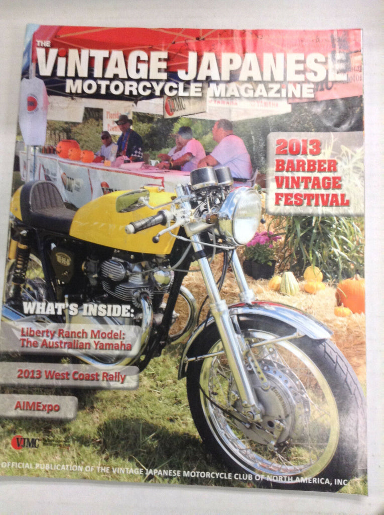 Vintage Japanese Motorcycle Magazine Barber Festival Dec/Jan 2014 032817nonR
