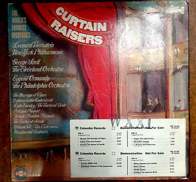 Curtain raisers The World's Favorite Overtures 33 RPM EX+ 110415 TLJ