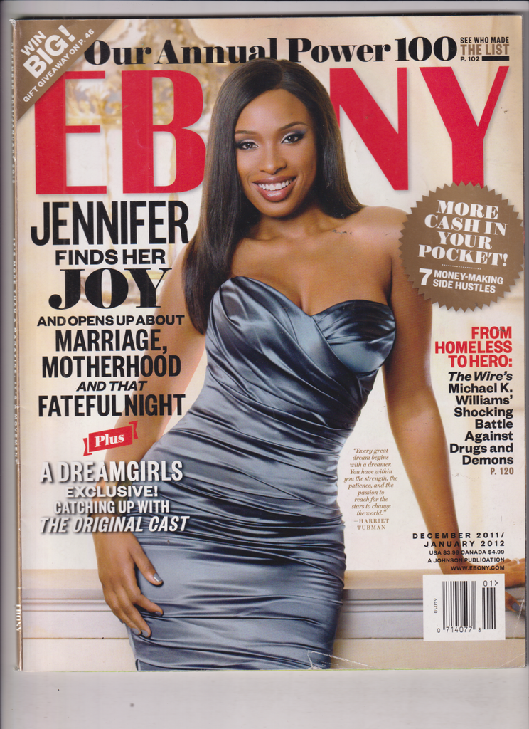 Ebony Mag Jennifer Hudson Michael K. Williams December/January 2012 121719nonr
