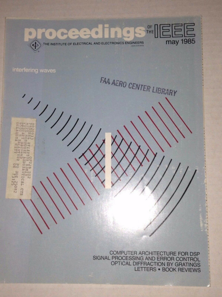 Proceedings Of The IEEE Magazine Architecture May 1985 022917NONRH