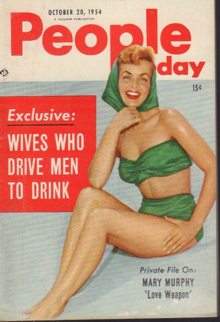 People Today Digest October 20 1954 Mary Murphy Cheesecake Pin Up 091318AME