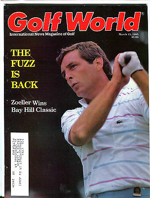 Golf World Magazine March 15 1985 Fuzzy Zoeller EX 080616jhe