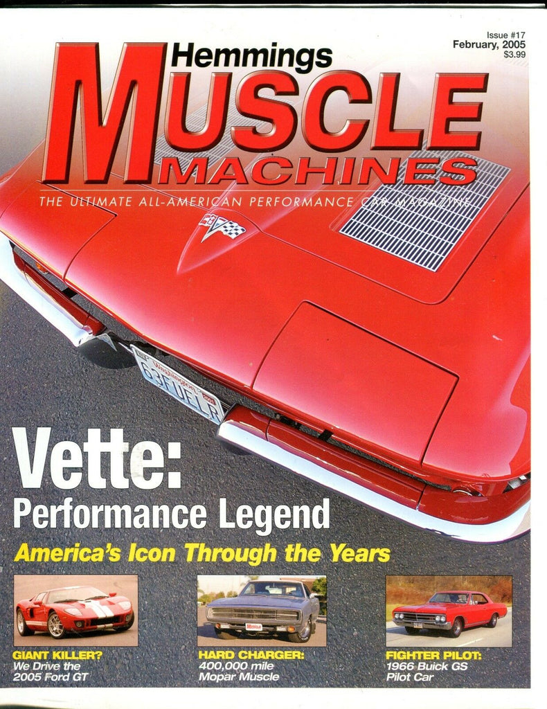 Muscle Machines February 2005 Corvette EX w/ML 011917jhe