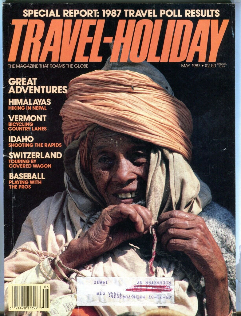 Travel-Holiday Magazine May 1987 Himalayas EX w/ML 030917nonjhe