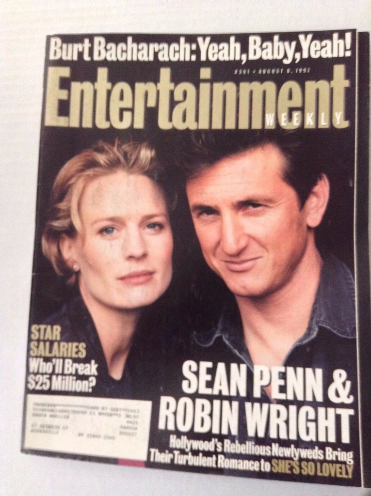 Entertainment Weekly Magazine Sean Penn Robin Wright August 8, 1997 031517NONRH