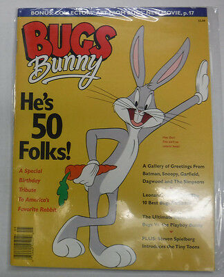 Bugs Bunny Magazine He's 50 Folks! Special Tribute 1990 081515R