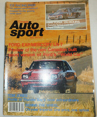Canada Auto Sport Magazine Ford EXP/Mercury LN-7 April 1981 022615r2