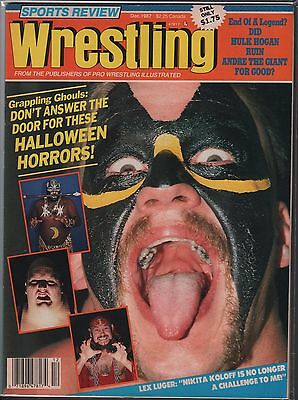 Sports Review Wrestling December 1987 The Road Warriors EX 120915DBE
