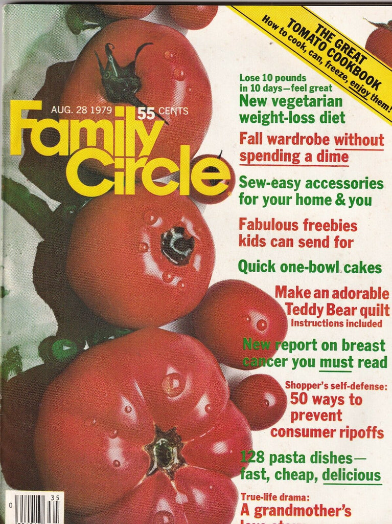 Family Circle Mag The Great Tomato Cookbook August 28, 1979 092719nonr