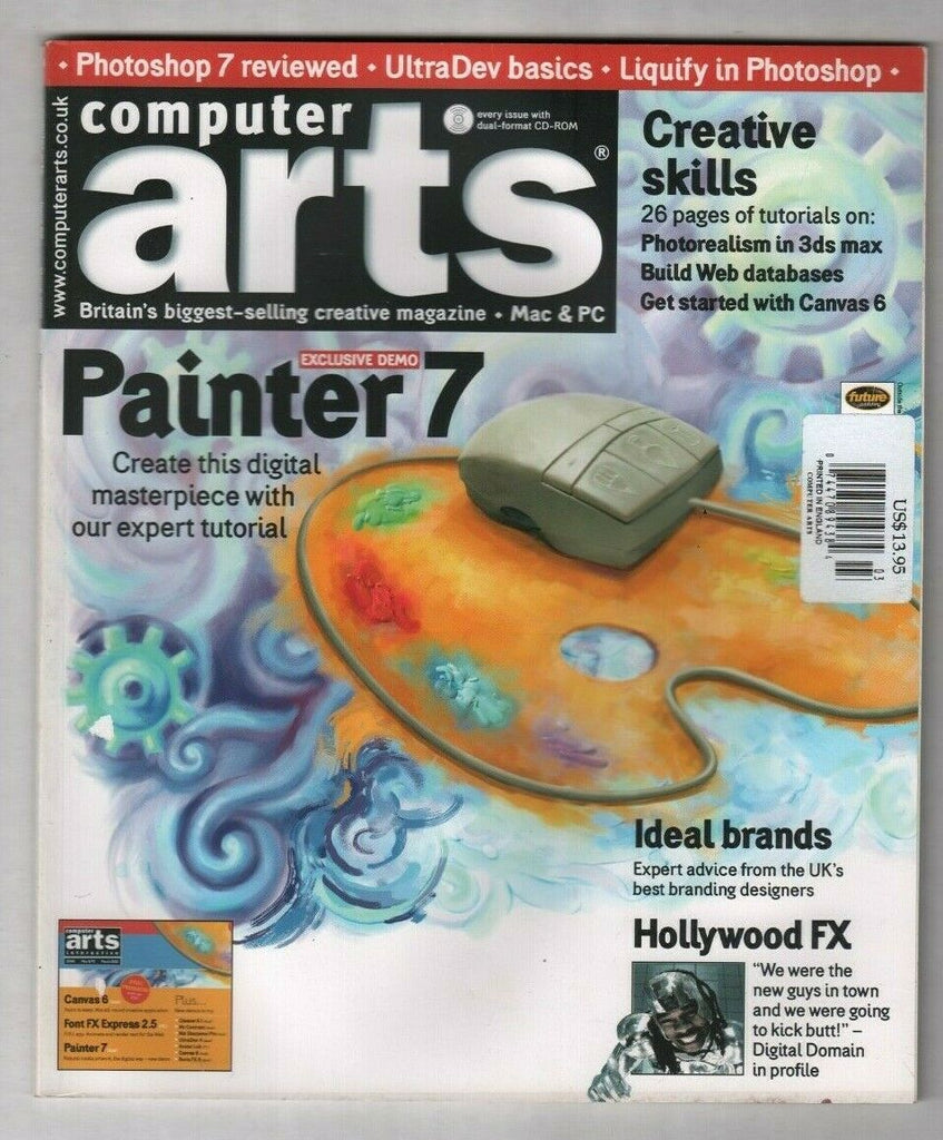 Computer Arts UK Mag Photoshop 7 Reviewed Painter 7 March 2002 011520nonr