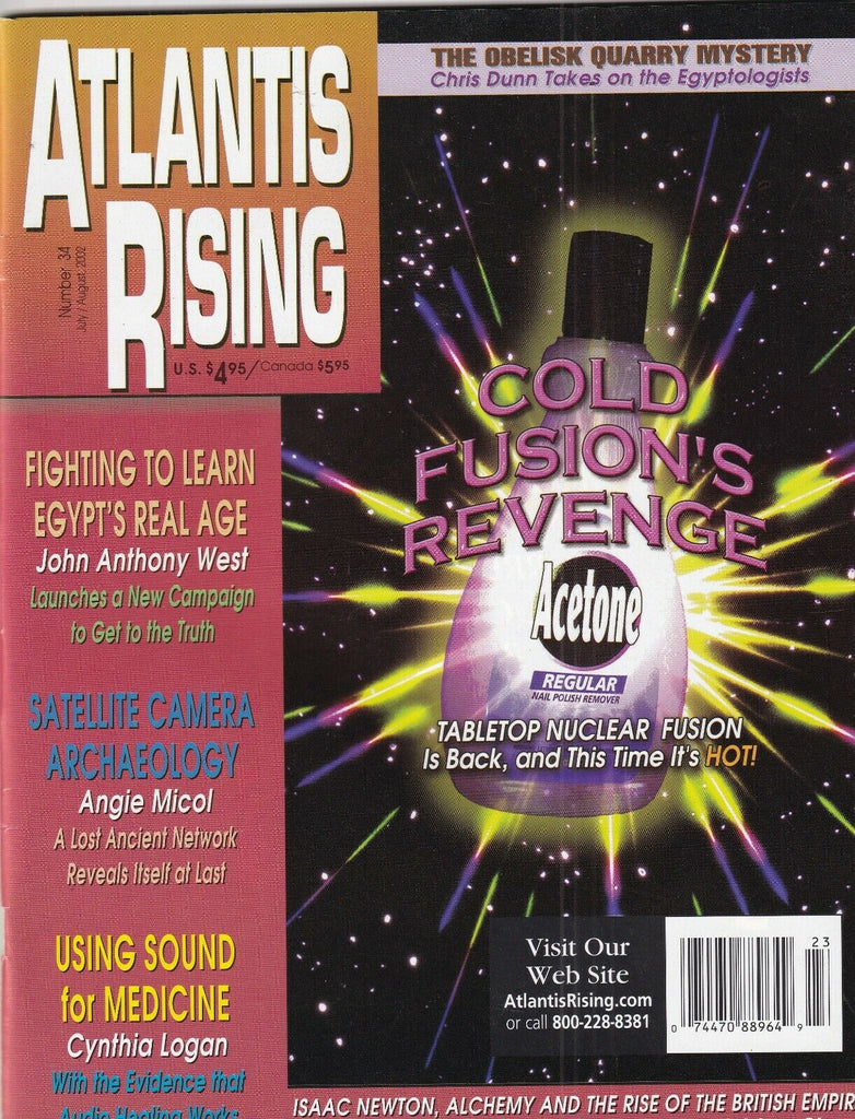 Atlantis Rising Mag Cold Fusion's Revenge July/August 2002 101619nonr
