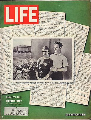 Life Magazine July 10 1964 Oswalds Full Russian Diary w/ML VG 060116DBE
