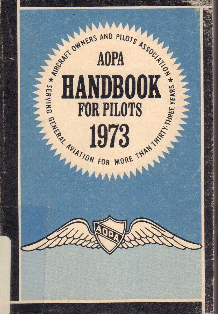 Aopa Handbook For Pilots 1973 1973 ex-FAA Library 080817nonDBE