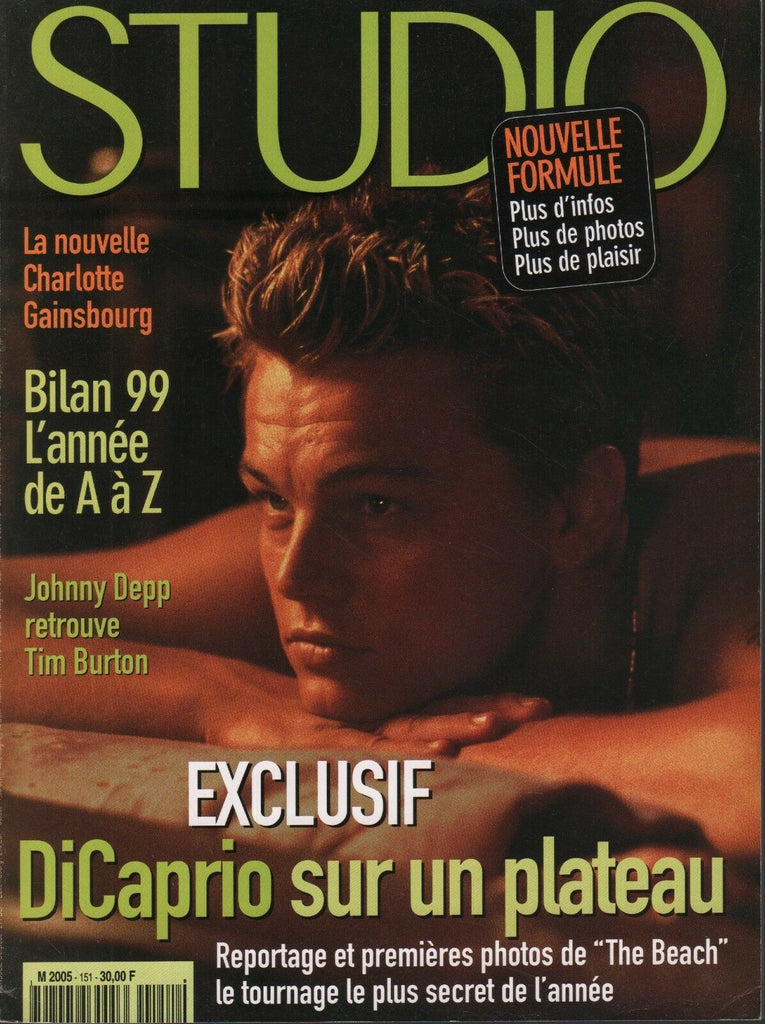 Studio French Magazine December 1999 leonardo DiCaprio johnny Depp 070318DBE2