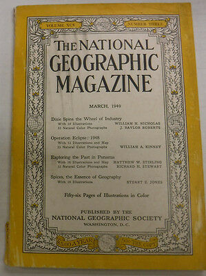 National Geographic Magazine Dixie Spins Panama March 1949 081115R