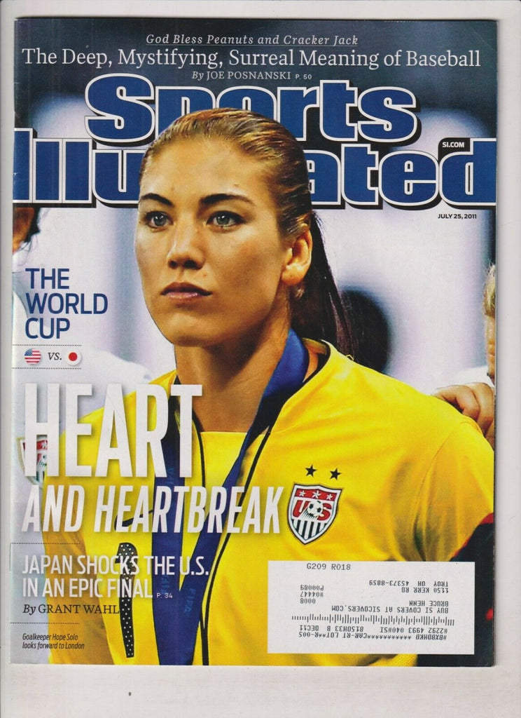 Sports Illustrated Mag The World Cup Hope Solo July 25, 2011 022120nonr