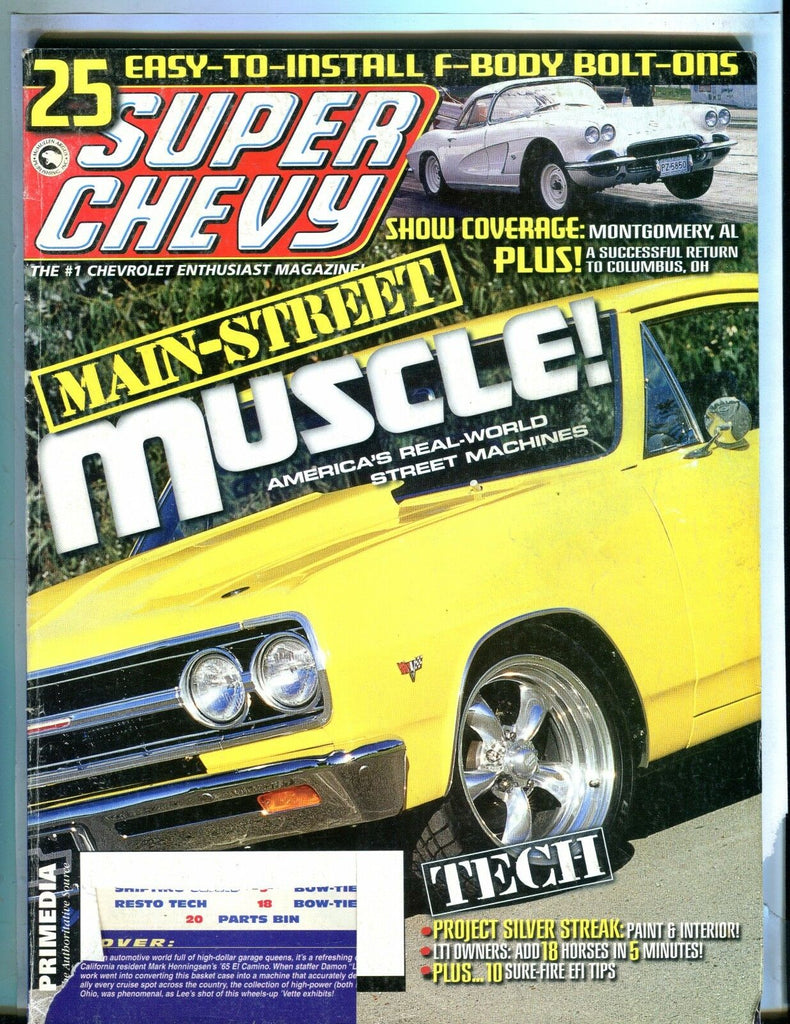 Super Chevy Magazine March 2000 Main Street Muscle GD ML Cut 030717nonjhe