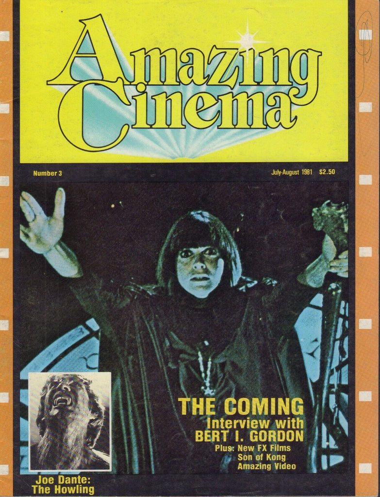 Amazing Cinema July August 1981 Bert I. Gordon, Joe Dante 110917nonDBE