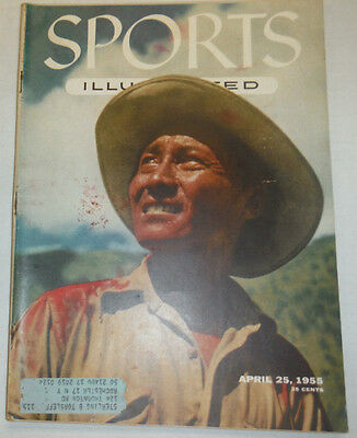 Sports Illustrated Magazine Nepalese Villagers Eddie Arcaro April 1955 040815R