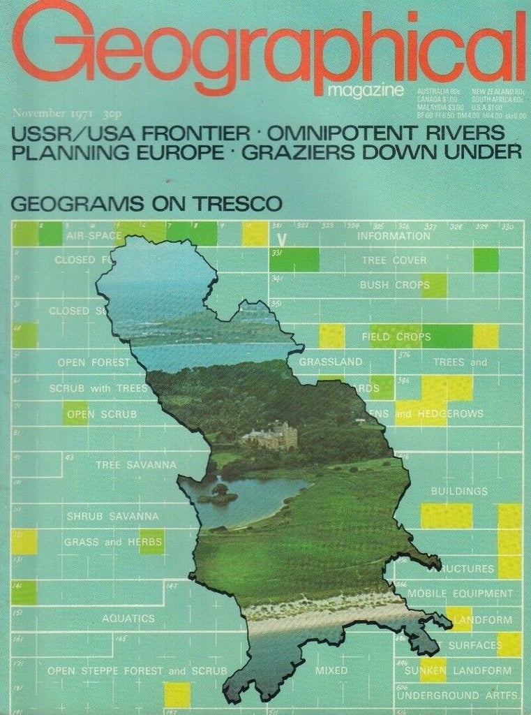Geographical Magazine Geograms On Tresco November 1971 050818nonr