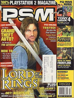 PSM July 2002 Lord of the Rings, Medal of Honor w/ML VG 070816DBE2
