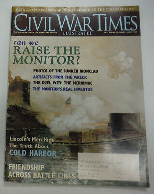 Civil War Times Magazine Sunken Ironclad WITH ML June 1997 071715R
