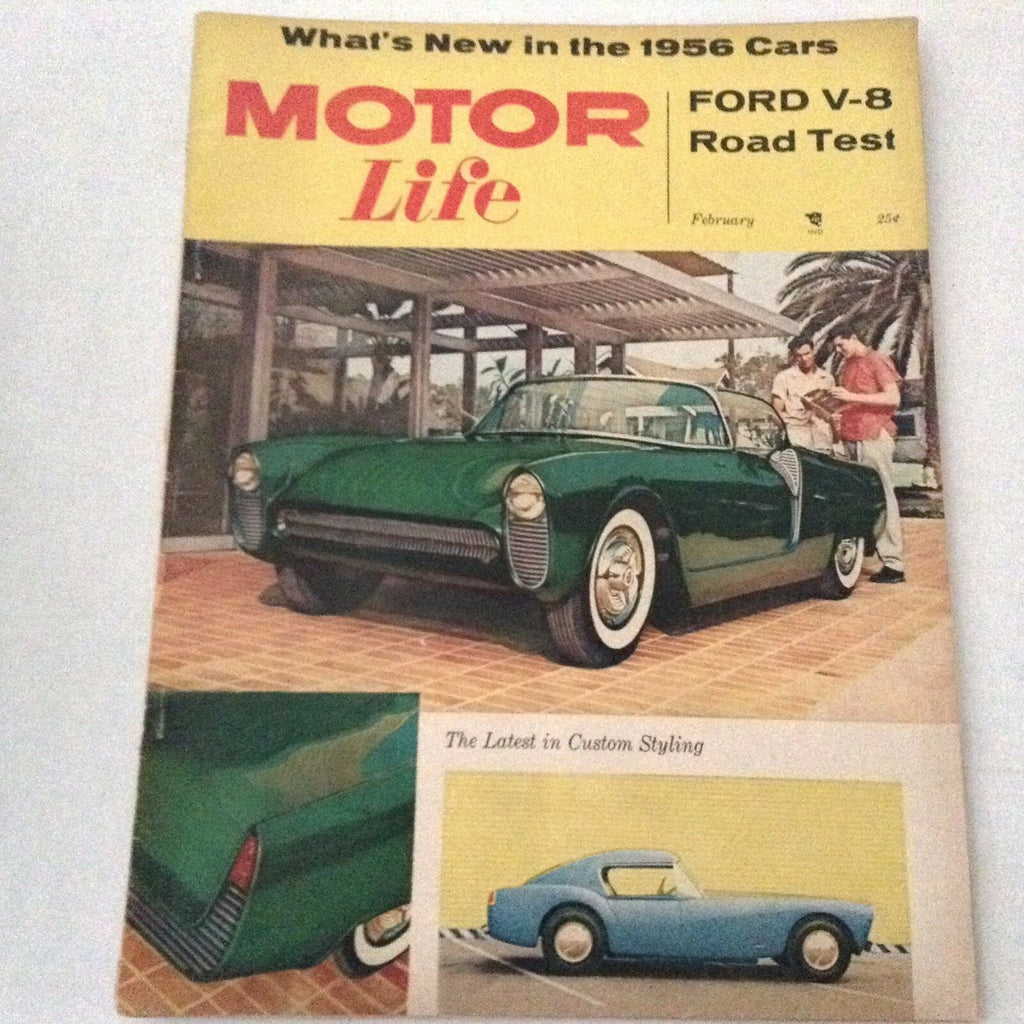 Motor Life Magazine Ford V-8 Road Test February 1956 061417nonrh