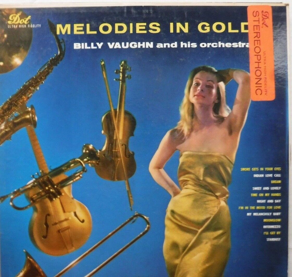 Melodies in Gold Billy Vaughn and his orchestra 33RPM DLP25,064 122616LLE