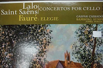 LALO SAINT SAENS FAURE ELEGIE Concertos for Cello 33RPM 011516 TLJ