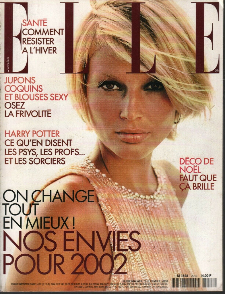 Elle French Fashion December 3 2001 Harry Potter Bridget Hall 101620ame