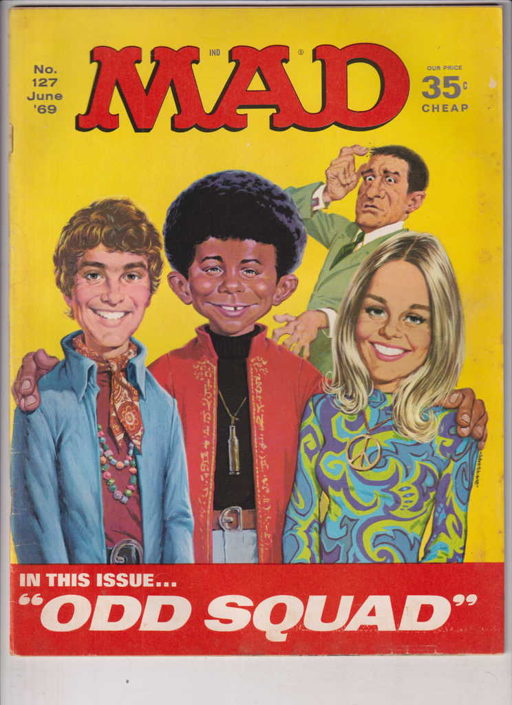 Mad Magazine The Odd Squad June 1969 No.127 121919nonr