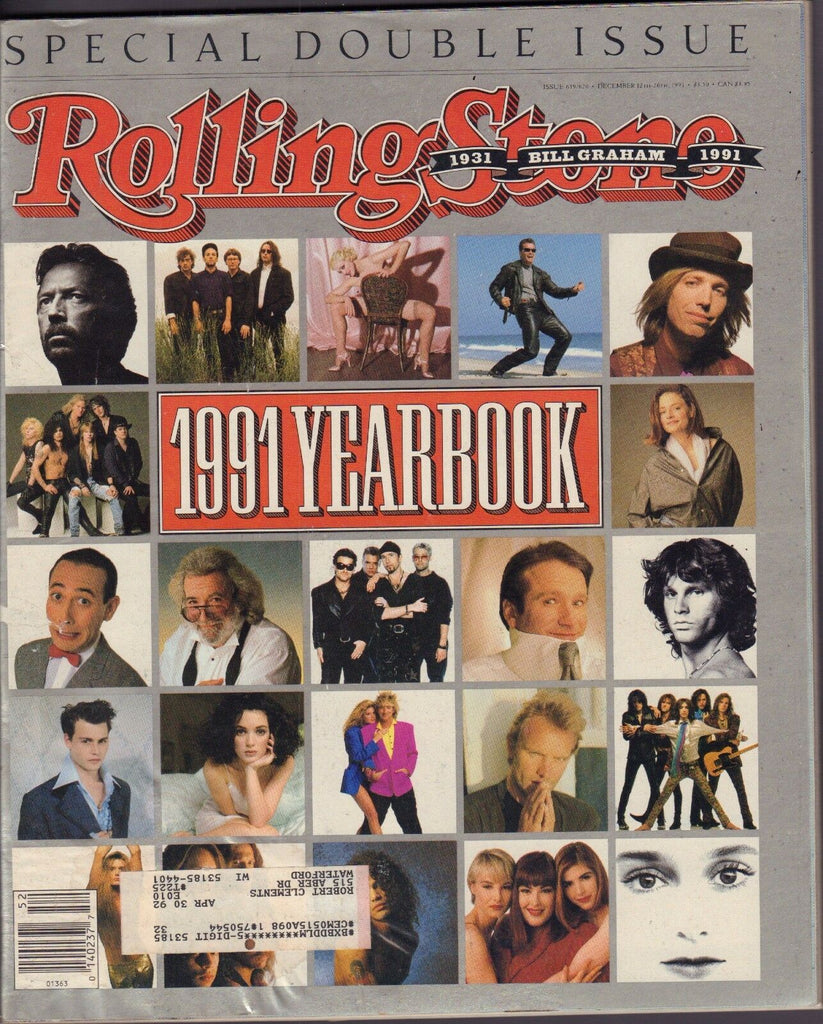 Rolling Stone December 12,26 1991 Yearbook Special Double Issue wML VG 122816DBE