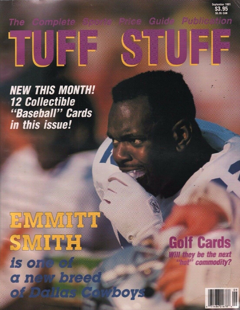 Tuff Stuff Price Guide September 1991 Emmitt Smith 013117DBE3