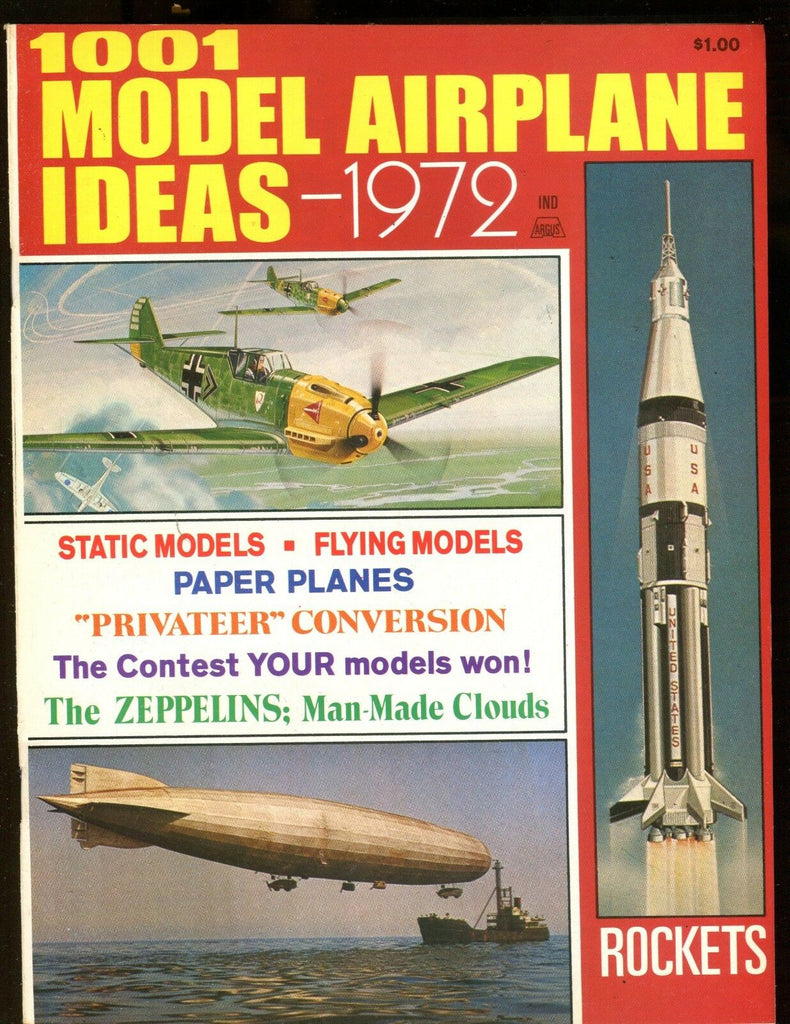 1001 Model Airplane Ideas 1972 Static Models EX No ML 112616jhe