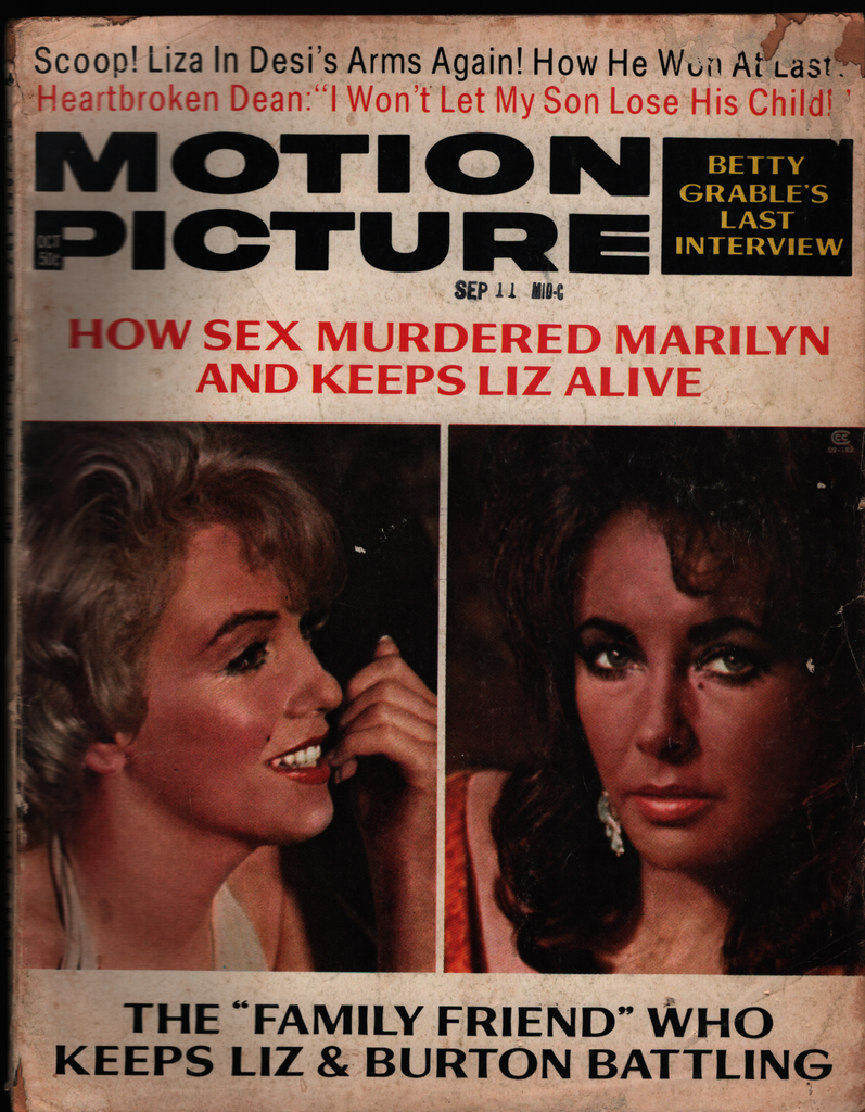 Motion Picture Magazine October 1973 Marilyn Monroe Elizabeth Taylor 031621ame