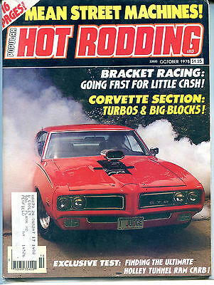 Hot Rodding Magazine October 1978 Corvette Section: Turbos ML VGEX 122215jhe