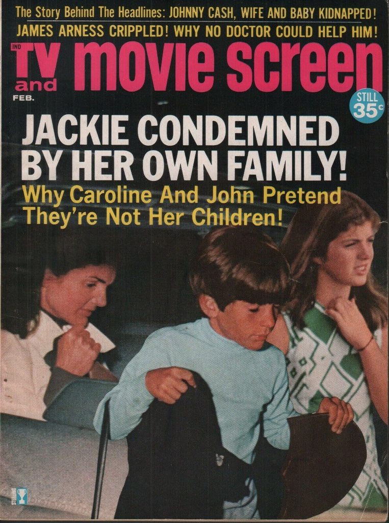 TV & Movie Screen February 1971 Jackie Kennedy Caroline John 062019AME