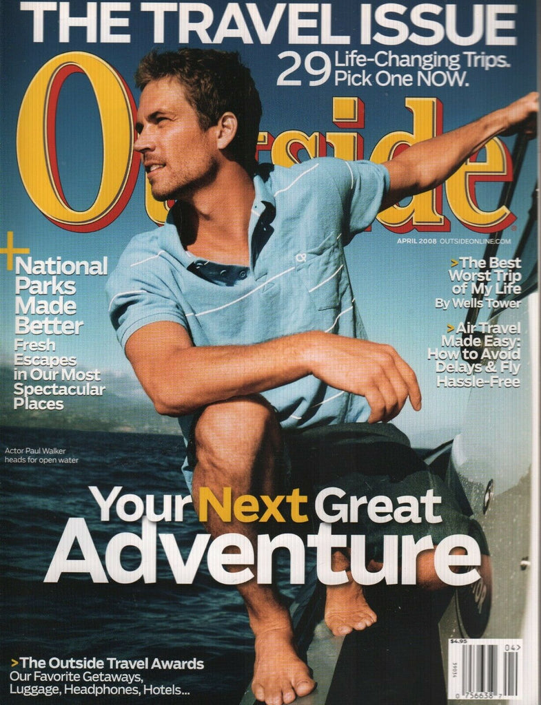 Outside Magazine April 2008 Paul Walker 031820AME
