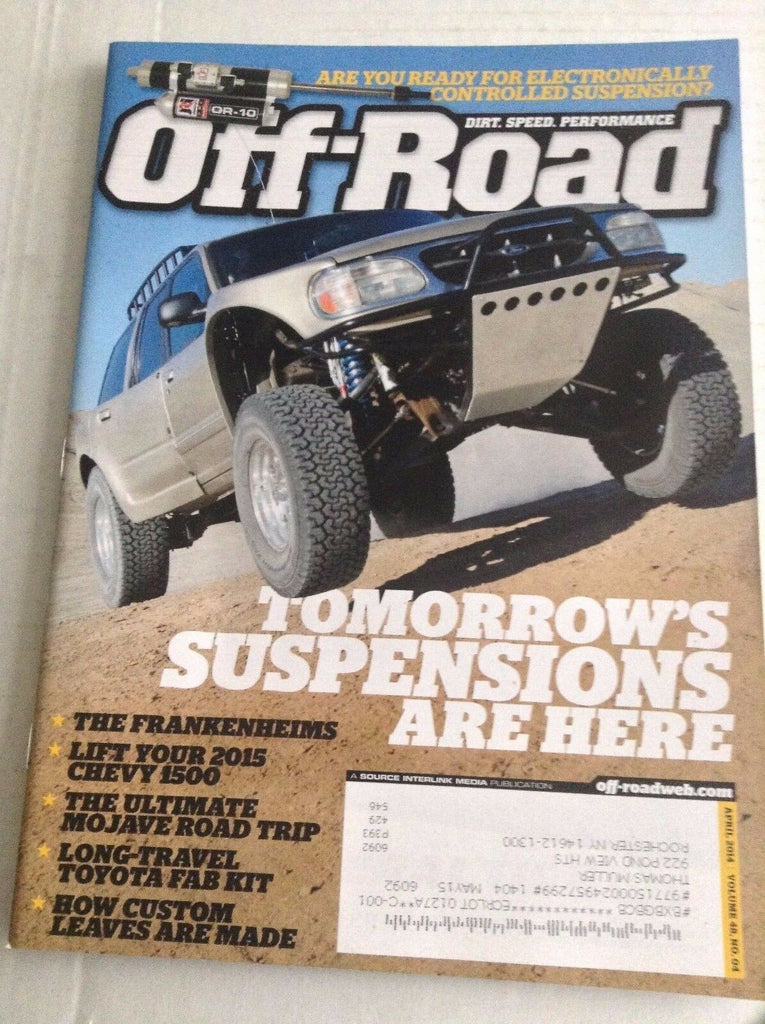 Off-Road Magazine Suspensions & Frankenheims April 2014 032317NONRH