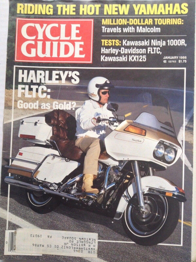 Cycle Guide Magazine Harley's FLTC January 1986 092017nonrh
