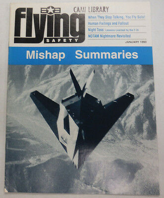 Flying Safety Magazine Mishap Summaries Night Toss January 1993 FAL 060115R